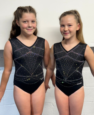 Shine Leotard - Black