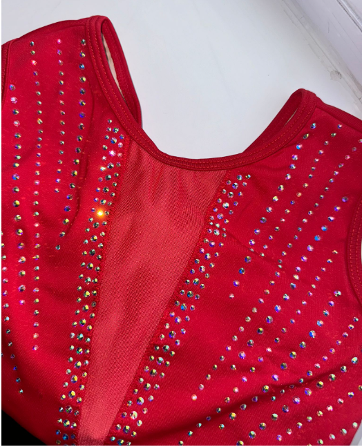Ruby Leotard - Red