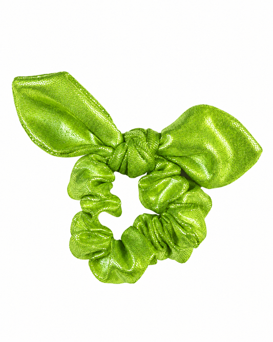 Scrunchie Bow - Lime