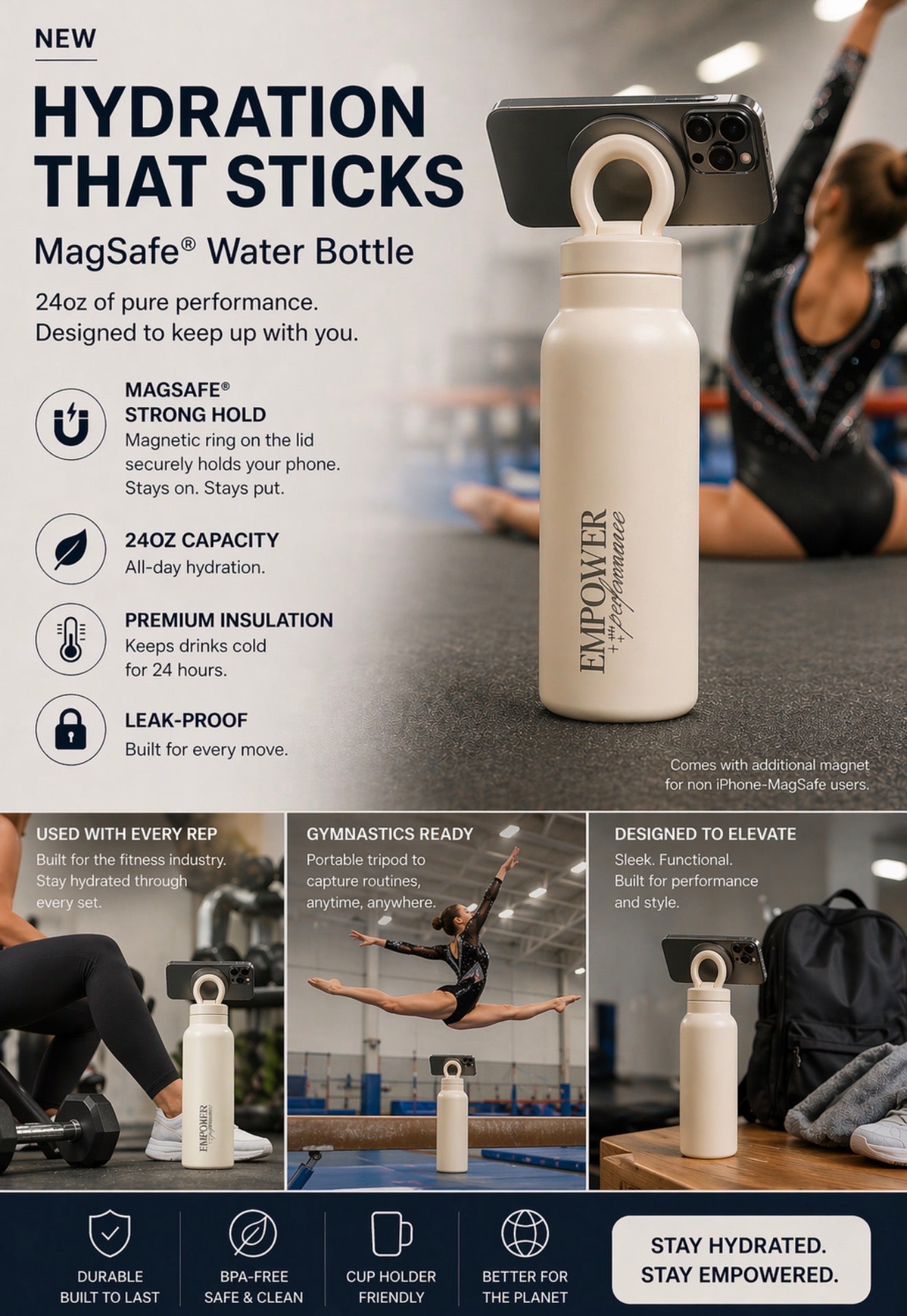 Pre-Order - Halo-Hydration Water Bottle