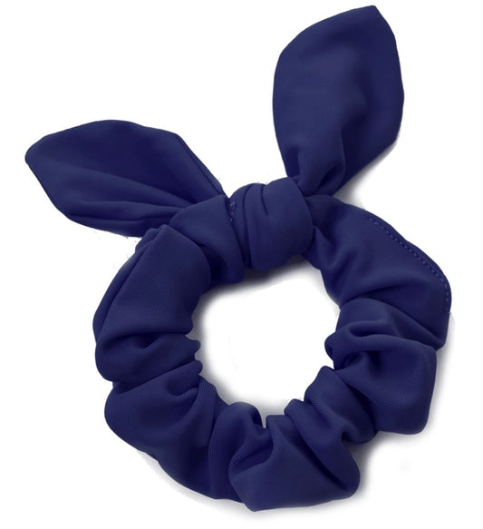 Scrunchie Bow - Navy